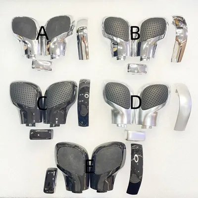 baking paint with leather shift handle gear side cover DSG logo for VW for Golf 6 7 R GTI Passat B7