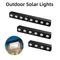 4/6/8LED Solar Wall Light Outdoor Waterproof Garden Decor Balcony Staircase Fence Home Atmosphere