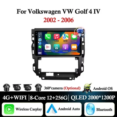 Car Radio for Volkswagen VW Golf 4 IV 2002 - 2006 Jetta MK4 Classics Multimedia Player Carplay GPS