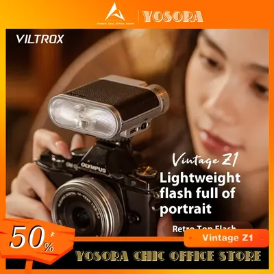 VILTROX Vintage Z1 Retro Camera Mini Portable Spark Lite Supplement Speedlight FlashLight 6500K