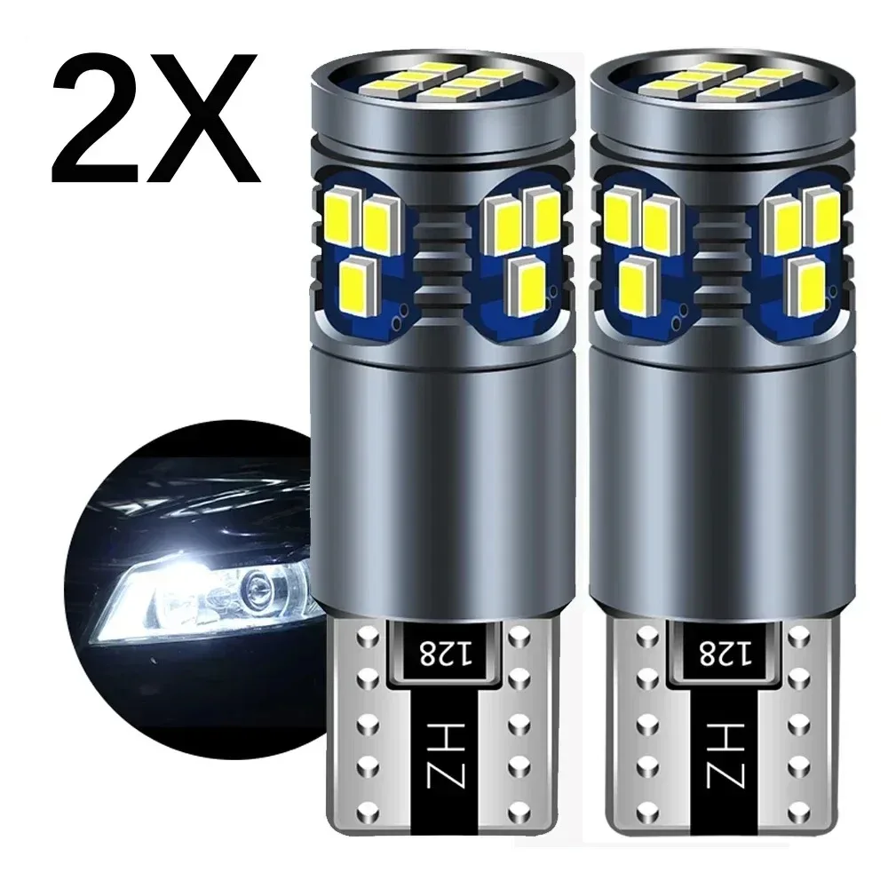 2X T10 LED Canbus No Error W5W Lampadina a LED Lampada automatica 2016 18SMD Luce interna per auto W5YW 194 168 501 Luci per auto a LED 6000K Bianco 12V