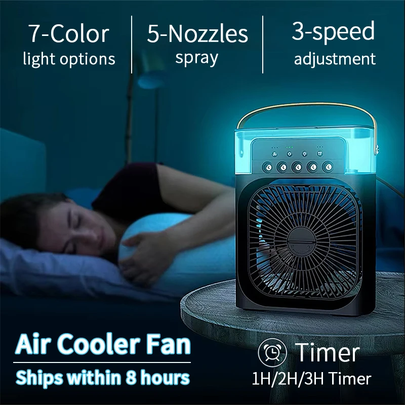 Nouveau 3 en 1 ventilateur climatiseur ménage Mini refroidisseur d