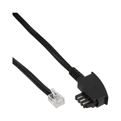 InLine® TAE-N Anschlusskabel, TAE-N zu RJ11 (6P4C), 1m Image