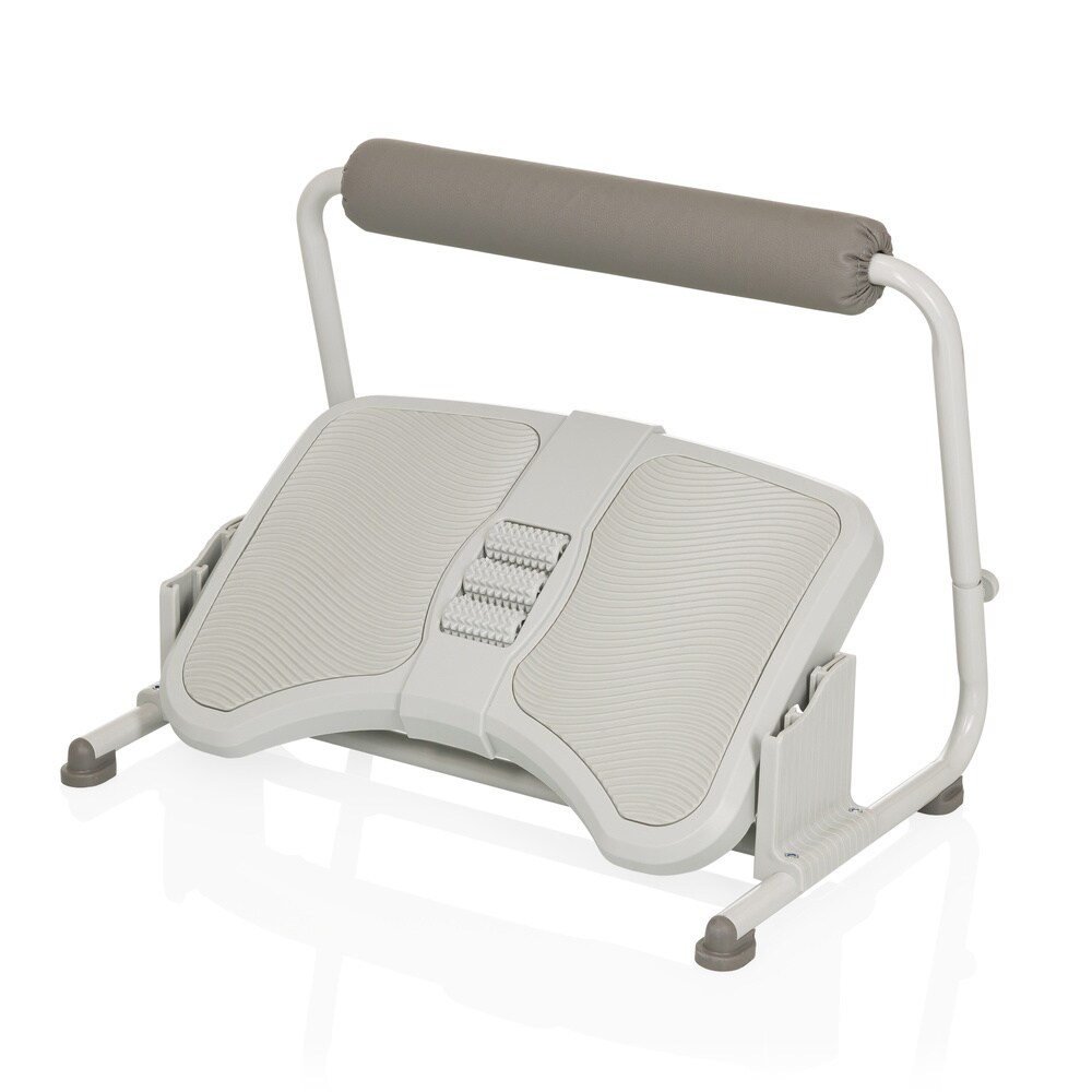 Fußstütze PODI FMW mit Beinablage Kunststoff lichtgrau hjh OFFICE Image