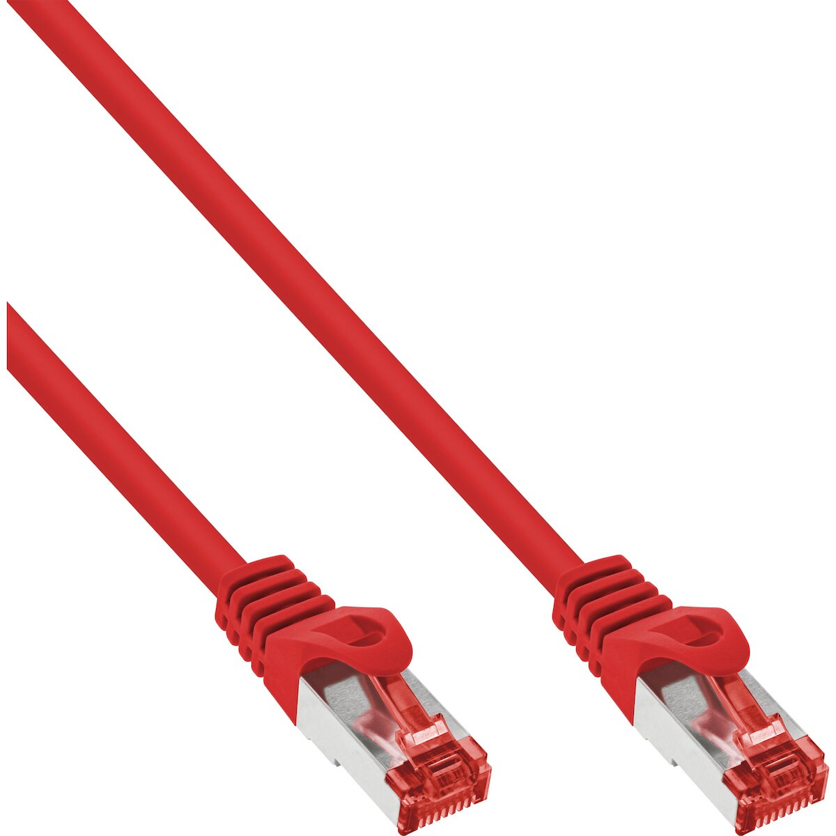 InLine® Patchkabel, S/FTP (PiMf), Cat.6, 250MHz, PVC, Kupfer, rot, 15m Image