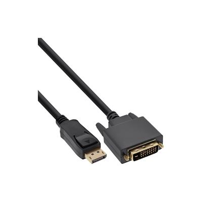 InLine® DisplayPort zu DVI Konverter Kabel, schwarz, 10m Image