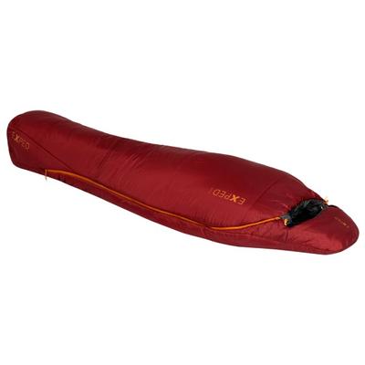 Exped - Deepsleep -10° C - Kunstfaserschlafsack Gr L Zipper: Left Burgundy / Moraine Image
