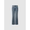 Straight-Jeans PEPE JEANS "STRAIGHT JEANS HW ROBYN", Damen, Gr. 28, Länge 32, blau (dirty blau), Denim/Jeans, Obermaterial: 99% Baumwolle, 1% Elasthan, casual, straight fit, Jeans, mit hohem Bund