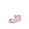 Trekkingsandale ECCO "ECCO CRUISE II", Damen, Gr. 39, rosa, Leder, sportlich, Schuhe, Outdoorschuh, Sommerschuh, Freizeitsandale, mit Klettverschlüssen