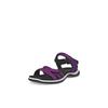 Trekkingsandale ECCO "ECCO OFFROAD ROAM W", Damen, Gr. 36, lila, Leder, sportlich, Schuhe, Outdoorschuh, Sommerschuh, Freizeitsandale, mit Klettverschlüssen