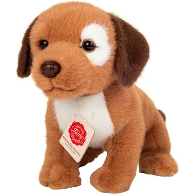 Kuscheltier TEDDY HERMANN "Hundewelpe Milow 25 cm", braun (braun, weiß), Plüschfiguren, KinderB:11cm H:21cm L:25cm, B:11cm H:21cm L:25cm Image