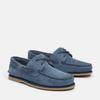 Bootsschuh TIMBERLAND "CLASSIC BOAT BOAT SHOE", Gr. 44, md blau suede, Leder, sportlich, Schuhe