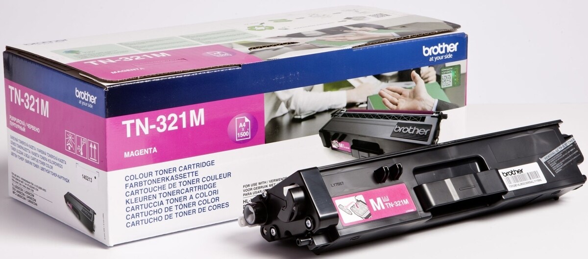 Toner Brother TN-321M magenta (ca. 1500 Seiten) Packung mit 4 Stück Image