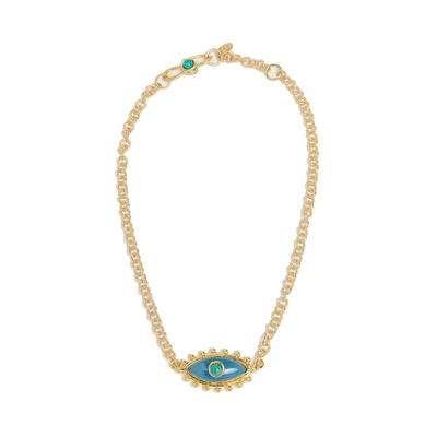 Third Eye Pendant Necklace - White - Sylvia Toledano Necklaces