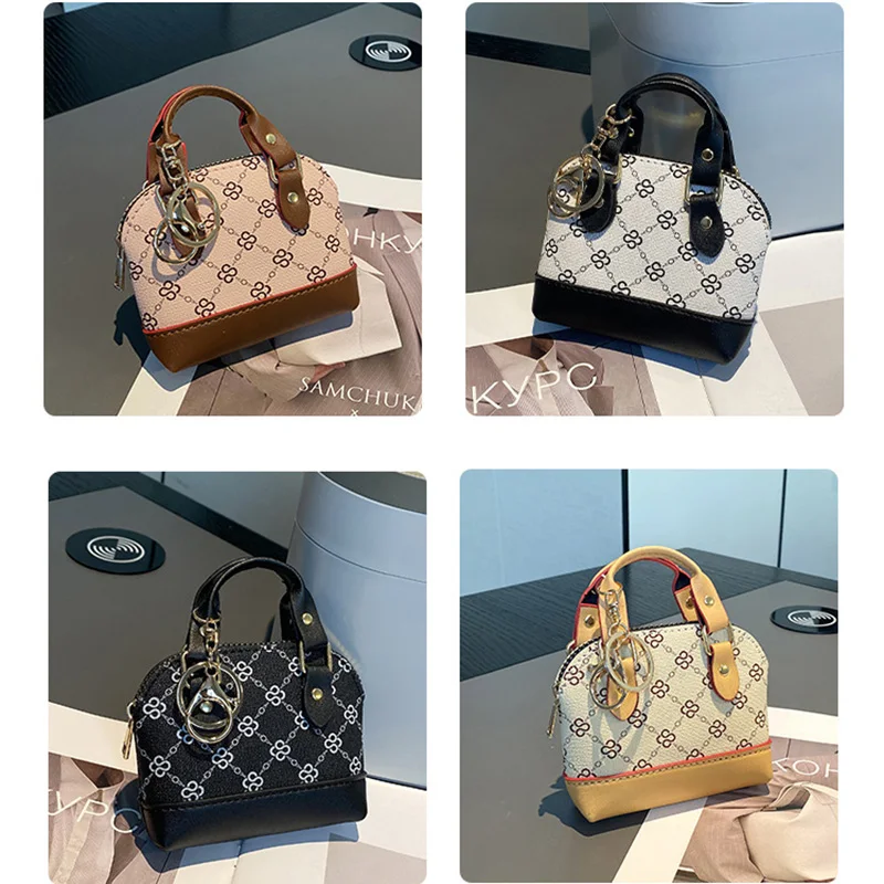 Mini-Kette bedruckte Hand-Diagonaltasche für AirPods Pro 4/3/2, kleiner Kopfhörer-Geldbörsenhalter mit Riemen Image