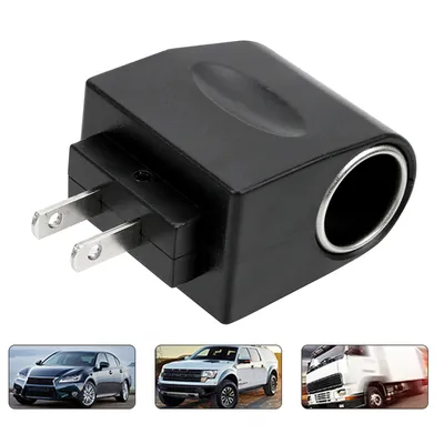 Innenteile Autozubehör AC 220V bis DC 12V Auto Zigaretten anzünder Adapter eu uns Stecker Konverter Image
