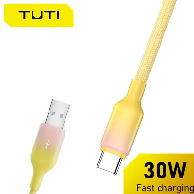 Das TUTI Gradient AC-Datenkabel ist für Huawei iPhone geeignet, Xiaomi Honor mate70Pro Ladekabel 30 Image