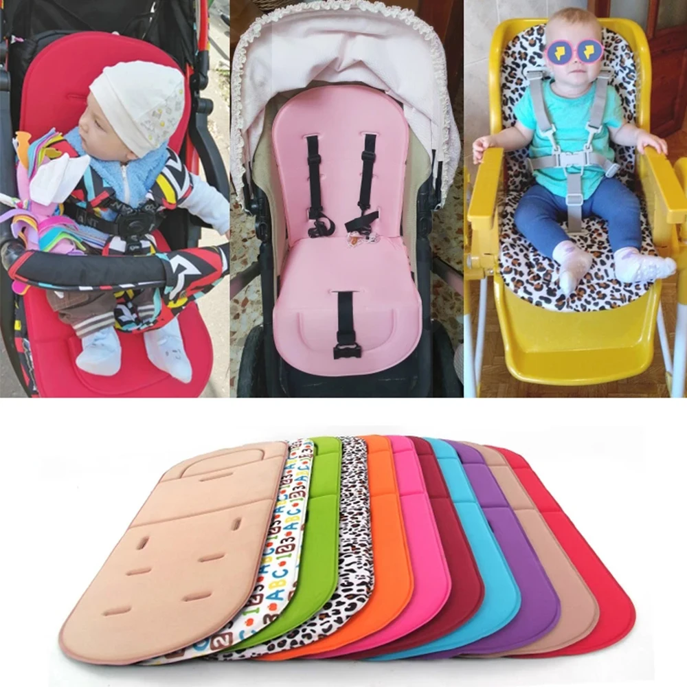 Baby Kinderwagen Sitzkissen Kinder Kinderwagen Auto Warenkorb Hohe Stuhl Sitz Trolley Weiche Matratze Baby Kinderwagen Kissen Pad Zubehör Image