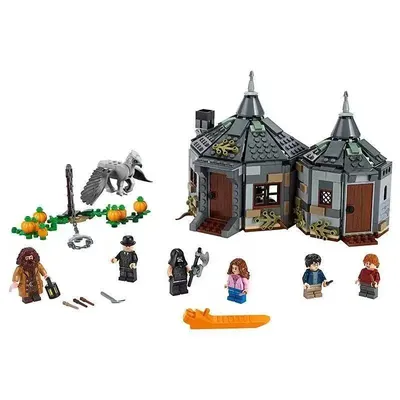 496 Stück Hagrid's Hut Bakbak DIY Bausteinmodell Heimdekoration für eine Geburtstagsüberraschung an Image