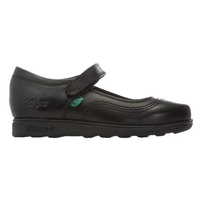 Kickers - Mädchen Schul-Uniform-Schuhe "Fragma Pop", Leder (Schwarz) Image