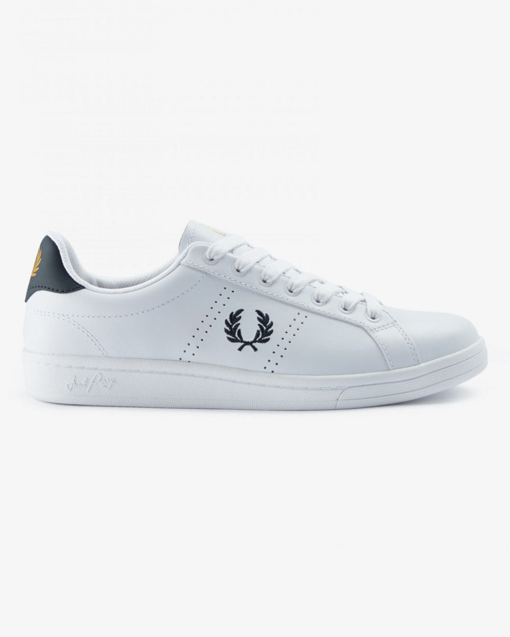 Fred Perry Cupsole Leder Herren Weiße Sneakers