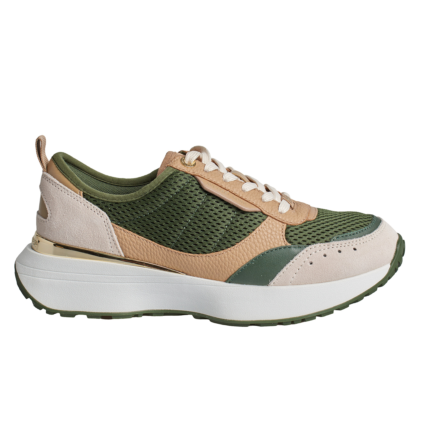 Flynn Mesh- und Leder-Sneaker 43F3FYFS1D für Damen