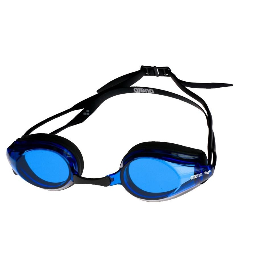 Arena - "Tracks" Transparent Schwimmbrille für Herren/Damen Unisex (Blau/Schwarz) Image