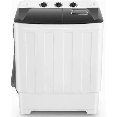 Portable Washing Machine 30Lbs Capacity Washer and Dryer Combo 2 In 1 Compact Twin Tub Laundry