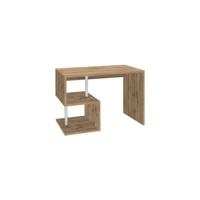 Dmora Schreibtisch Dgyombe, linearer PC-Schreibtisch, Mehrzweck-Bürotisch, 100 % Made in Italy, 100 x 50 x 78 cm, Eiche Image