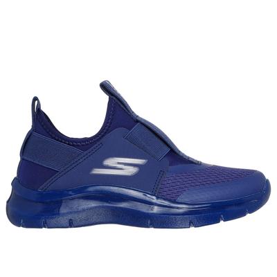 Skechers Boy's Skech Fast Ice Sneaker | Size 13.5 | Navy Blue | Textile/Synthetic