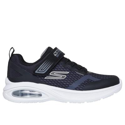 Skechers Boy's Microspec Max Advance - Squad-Pacer Sneaker | Size 2.5 | Black | Textile/Synthetic