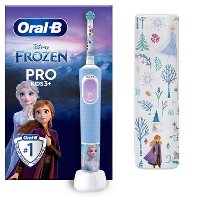 Oral-B Vitality Pro Kids Frozen in Blau/Lila Image