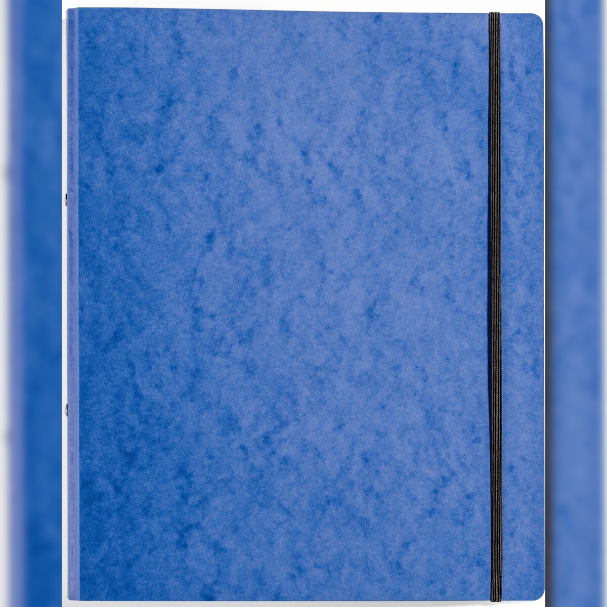 Pagna Ringbuch A4 Gummizug blau Pressspan 2 Ringe 16mm Packung mit 20 Stück Image