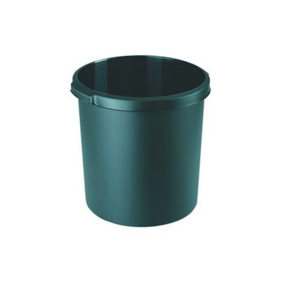 HAN Papierkorb Standard mit Griffmulden 30 Liter schwarz Packung mit 6 Stück Image