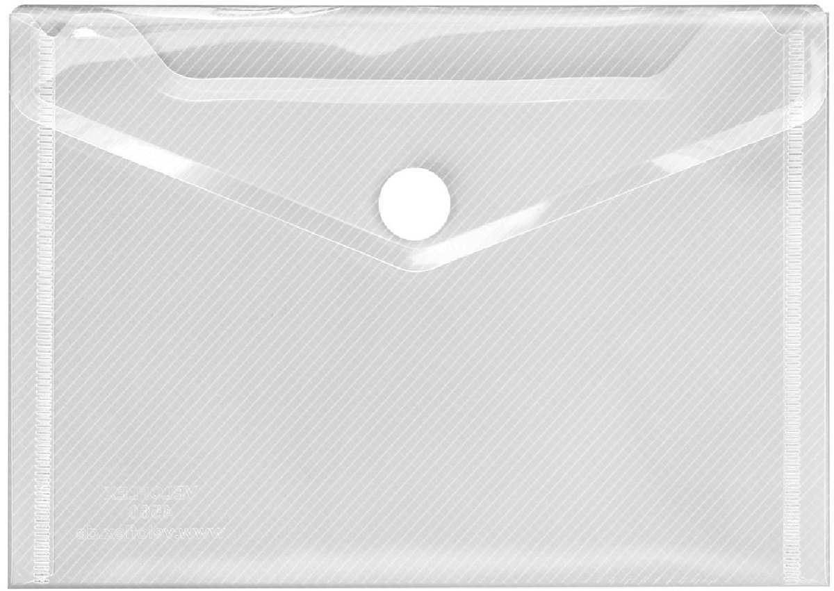 Veloflex Dokumentenhülle Serie Crystal A6 PP transparent Packung mit 10 Stück Image