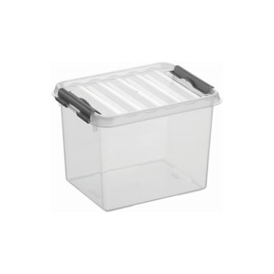 Sunware Aufbewahrungsbox mit Deckel 3 Liter Kunststoff 150x140x200mm transparent Packung mit 6 Stück Image
