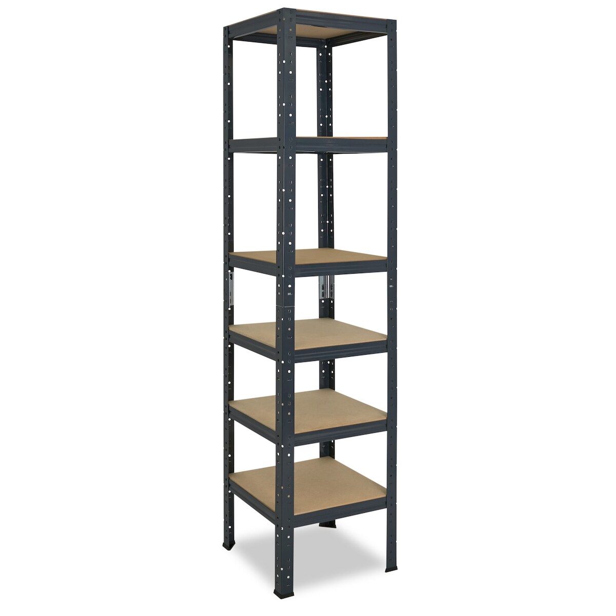 shelfplaza HOME 200x45x45 cm Schwerlastregal in anthrazit mit 6 Böden und 145 kg Traglast pro Boden Image