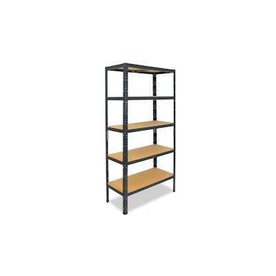 shelfplaza HOME 180x50x45 cm Schwerlastregal in anthrazit mit 5 Böden und 175 kg Traglast pro Boden Image