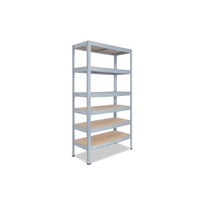 shelfplaza PRO 180x110x50 cm Schwerlastregal in verzinkt mit 6 Böden und 166 kg Traglast pro Boden Image