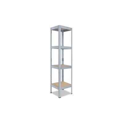 shelfplaza PRO 155x30x30 cm Schwerlastregal in verzinkt mit 4 Böden und 200 kg Traglast pro Boden Image