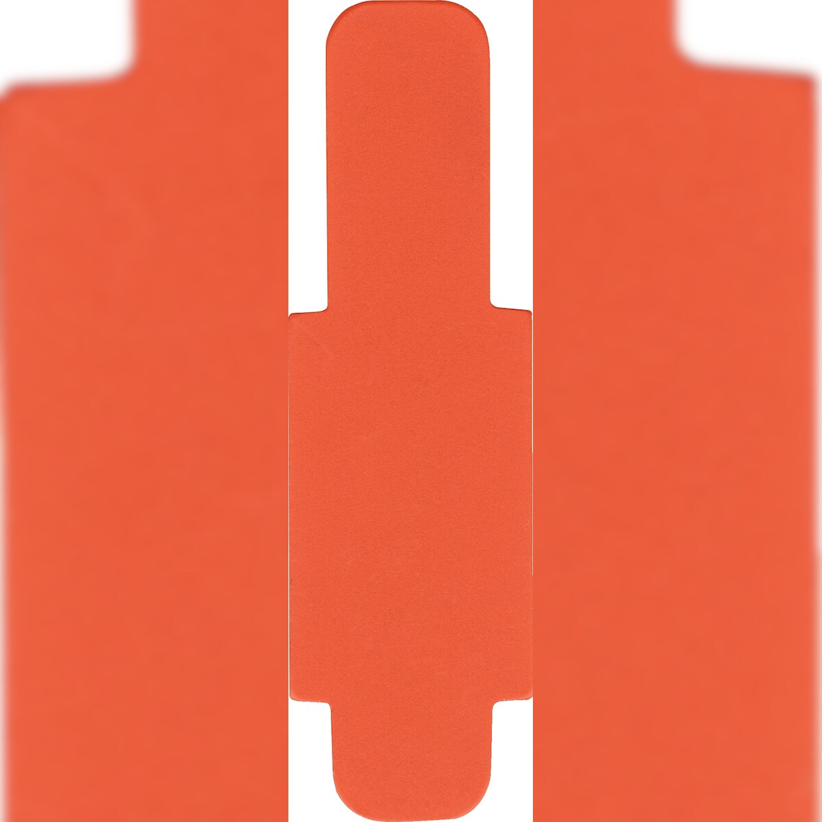LEITZ Stecksignale 12x40mm VE=50x50 Stück orange Image