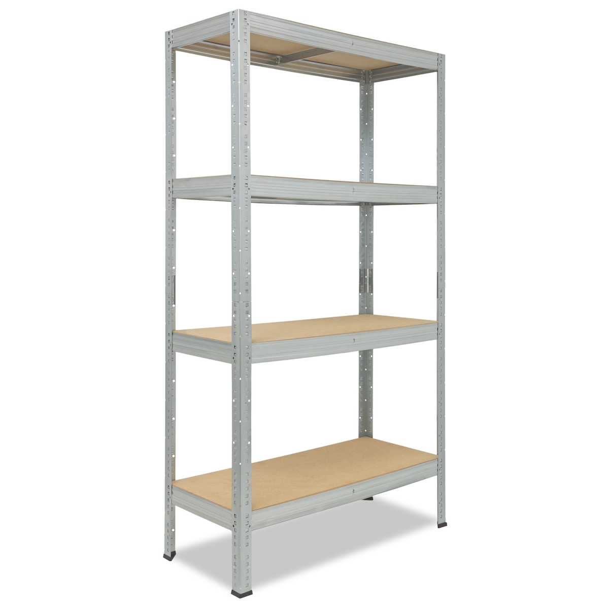 shelfplaza PRO 155x75x60 cm Schwerlastregal in verzinkt mit 4 Böden und 200 kg Traglast pro Boden Image