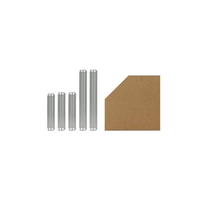shelfplaza PRO 60x30 cm Fachboden-Set Eckregal in verzinkt für PRO Eckregale mit 200 kg Traglast pro Boden Image