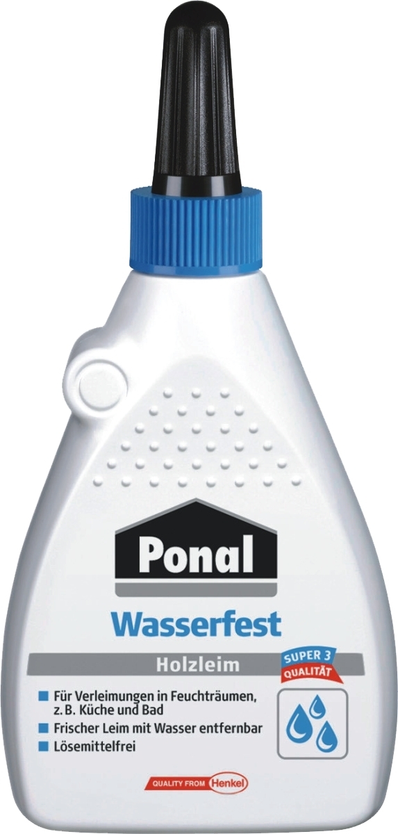 Ponal Holzleim Wasserfest Flasche 120g Packung mit 12 Stück Image