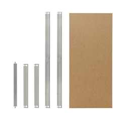 shelfplaza HOME 60x50 cm Fachboden-Set in verzinkt für HOME Schwerlastregale mit 175 kg Traglast pro Boden Image