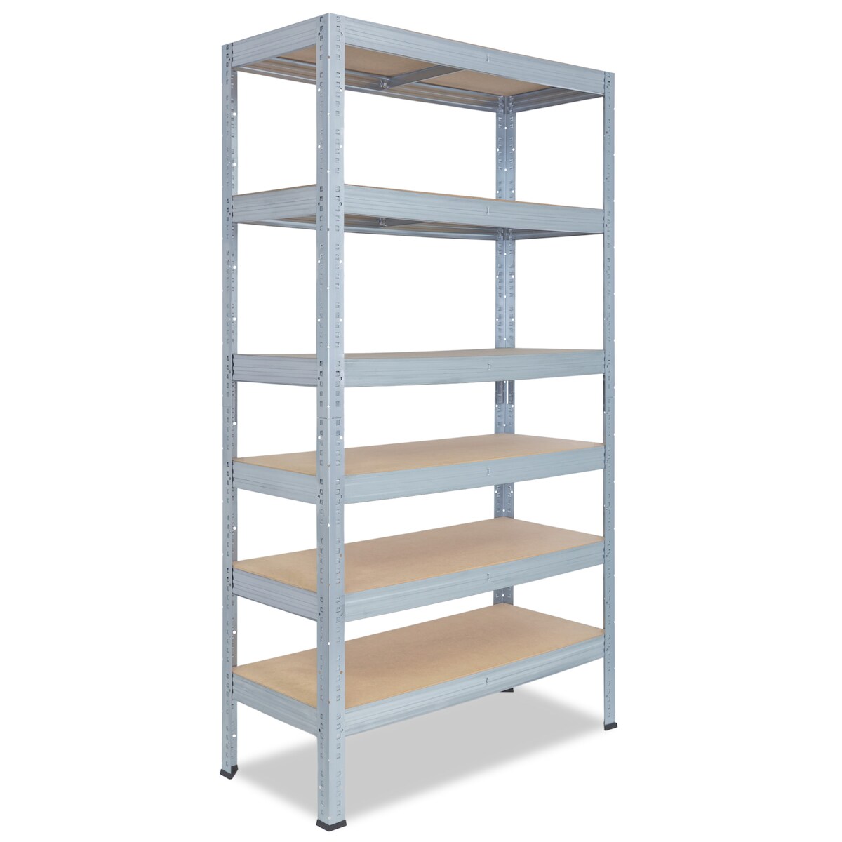 shelfplaza PRO 200x75x30 cm Schwerlastregal in verzinkt mit 6 Böden und 166 kg Traglast pro Boden Image