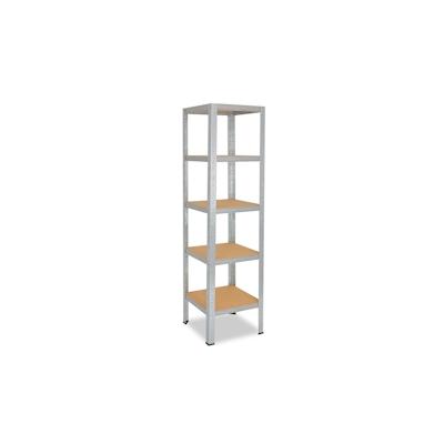 shelfplaza HOME 200x50x50 cm Schwerlastregal in verzinkt mit 5 Böden und 175 kg Traglast pro Boden Image