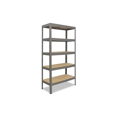 shelfplaza PRO 180x30x50 cm Schwerlastregal in grau mit 5 Böden und 200 kg Traglast pro Boden Image