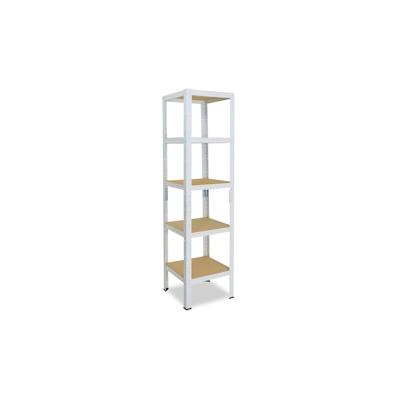 shelfplaza HOME 180x45x45 cm Schwerlastregal in weiß mit 5 Böden und 175 kg Traglast pro Boden Image