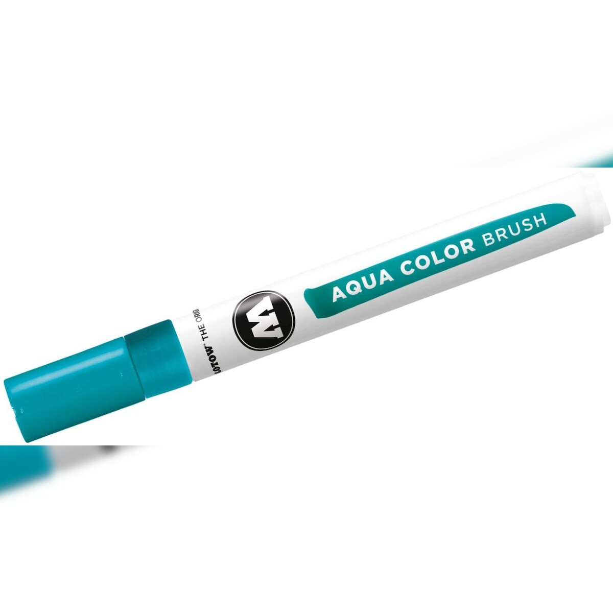 MOLOTOW Aquarellstift Color Brush Aqua 1-2mm türkisblau Packung mit 3 Stück Image